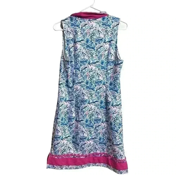 Simply Southern Leaf Print Tunic Dress Small - Picture 10 of 10